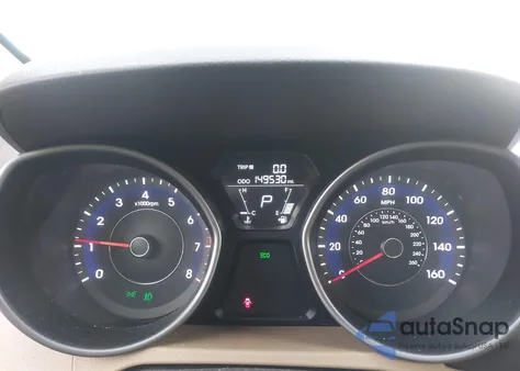 2013 Hyundai Elantra Gls z USA, uszkodzony, nr VIN 5NPDH4AE9DH285317